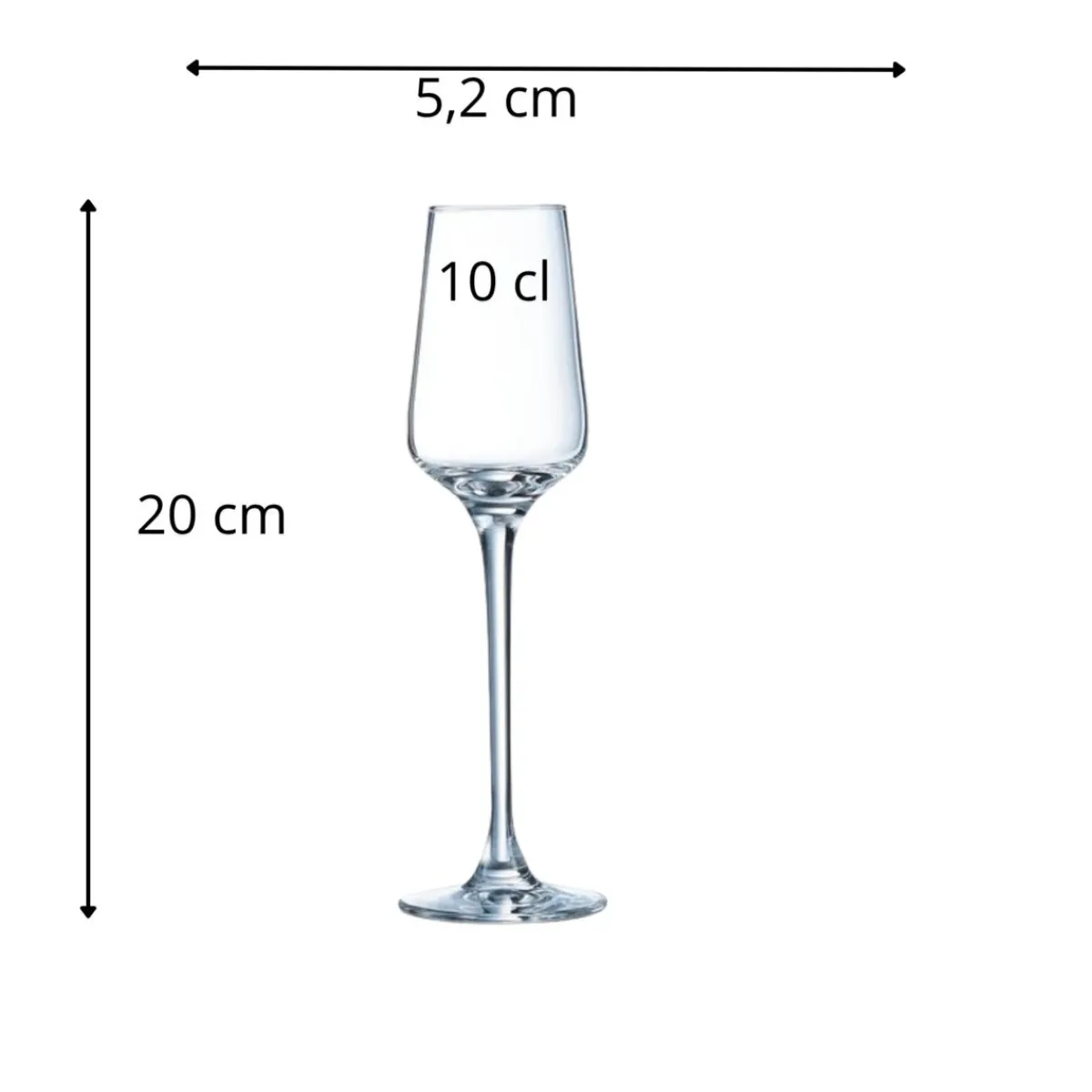 CHEF & SOMMELIER Verre à pied verre cristallin 10 cl Spirits Clearance