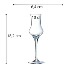 Verre à pied verre cristallin 10 cl Spirits - CHEF & SOMMELIER New