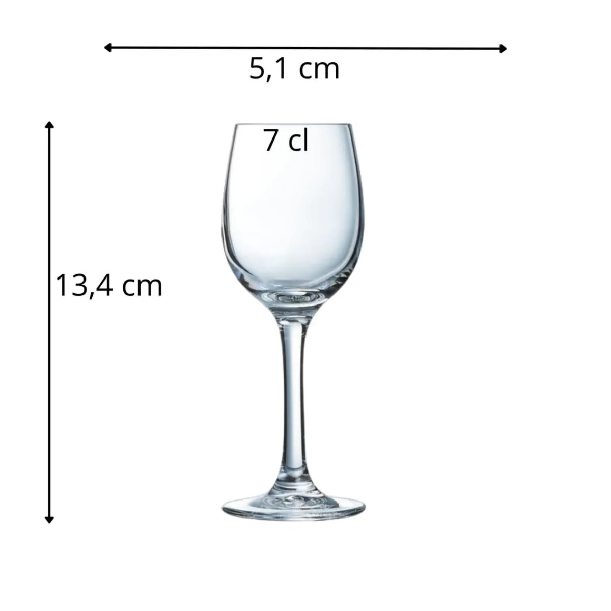 CHEF & SOMMELIER Verre à pied verre cristallin 7 cl Cabernet Discount