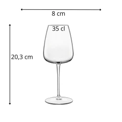 Verre à pied verre cristallin 35 cl Meravigliosi - LUIGI BORMIOLI Hot