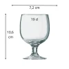 ARCOROC Verre à pied verre trempé 19 cl Amelia