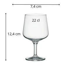 Verre à pied verre trempé 22 cl Colosseo - BORMIOLI ROCCO Best