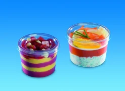 Verrine transparent plastique Ø 8,3 cm 25 cl (30 pièces) - ALPHAFORM Clearance