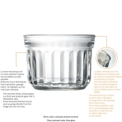 LA ROCHERE Verrine transparent verre pressé Ø 9,65 cm Delice