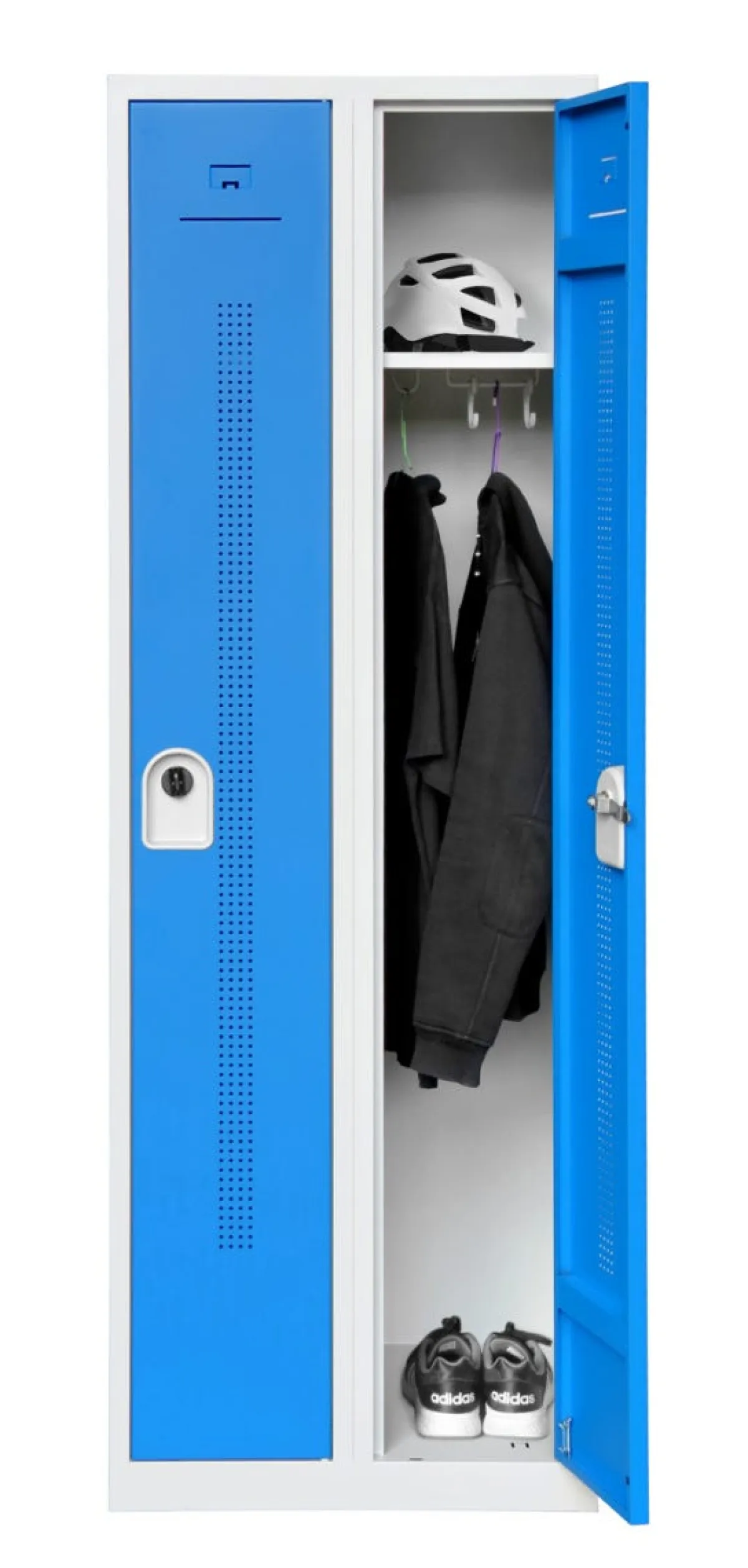 CARAY Vestiaire 2 casiers tôle d'acier 180x60x50 cm Ligne 50