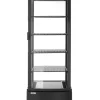 Vitrine refrigeree 270l noir noir froid positif 270 L 6 niveaux - HENDI Clearance
