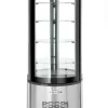 Vitrine refrig patiss. ronde 360l argent froid positif 360 L 4 niveaux - HENDI Sale