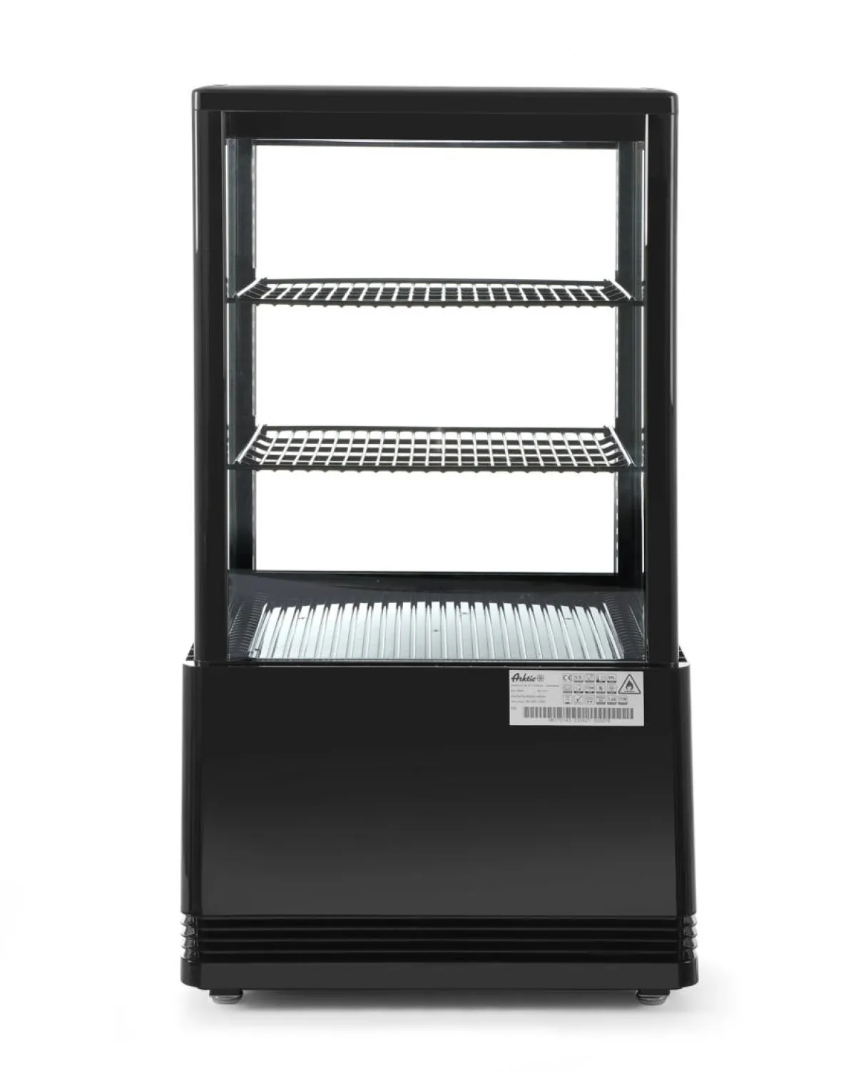 HENDI Vitrine refrig table 58l ix noir froid positif 58 L 3 niveaux New