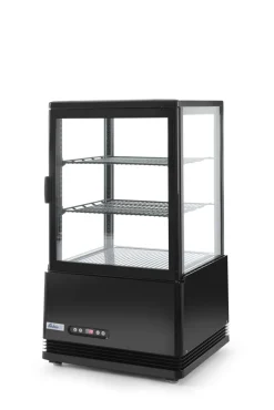 HENDI Vitrine refrig table 58l ix noir froid positif 58 L 3 niveaux New