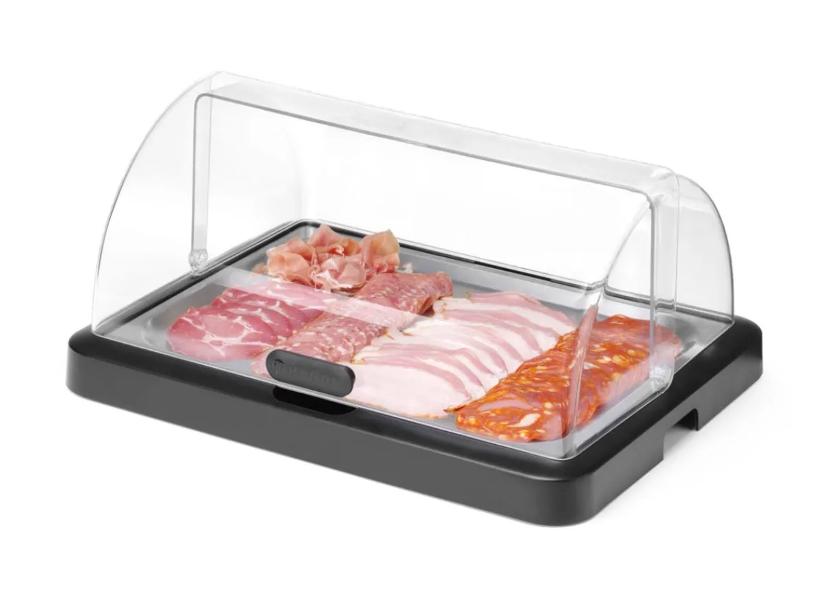 HENDI Vitrine réfrigérée gn1/1 noir roll top Uniq Clearance