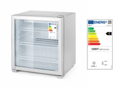 Vitrine table refrig negatif 90l argent froid négatif 90 L 4 niveaux - HENDI Hot